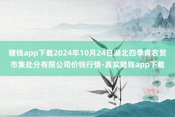 赌钱app下载2024年10月24日湖北四季青农贸市集处分有限公司价钱行情-真实赌钱app下载